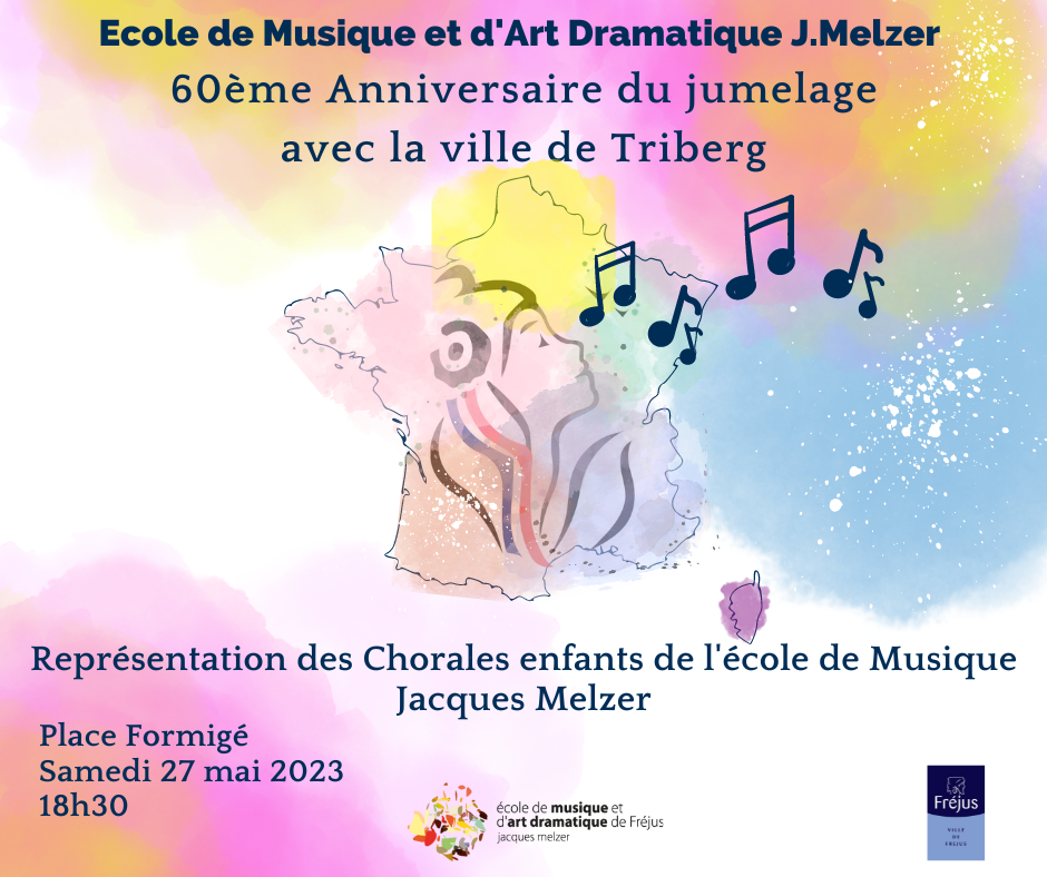 Jumelage Triberg (Allemagne) Fréjus (Var France 83) Marianne, France, Musique Multicolor