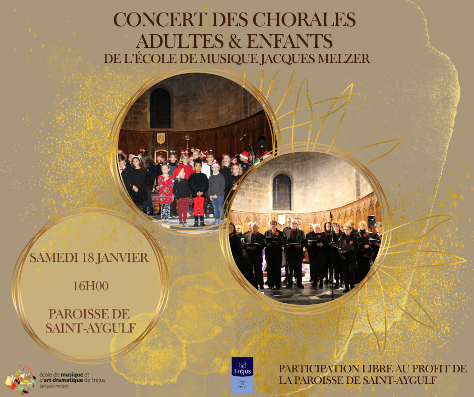 Concert des chorales de l'école de musique et d'art dramatique Jacques Melzer